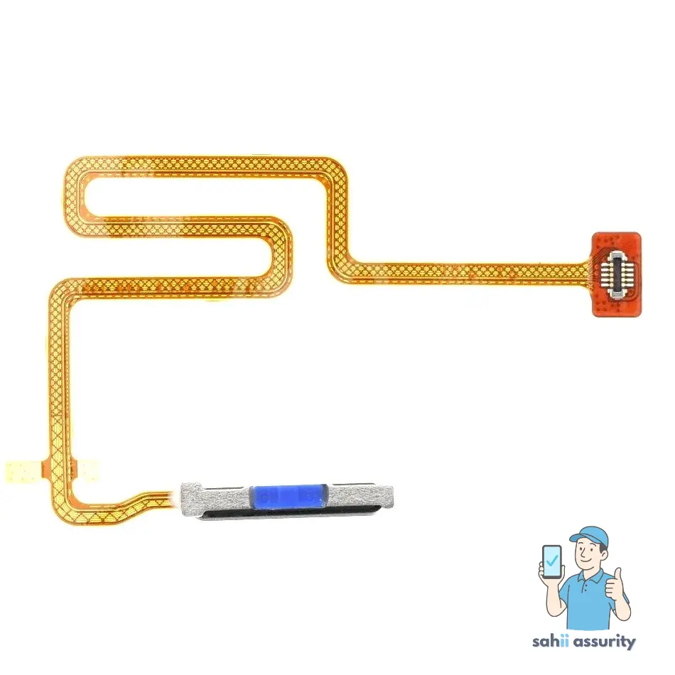 Fingerprint Sensor with Flex Cable for Realme Narzo 50 Blue thumbnail